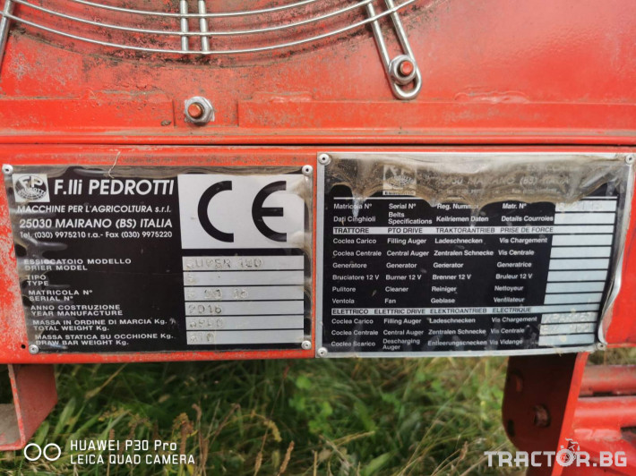 Обработка на зърно Сушилня  PEDROTTI Super 120 4 - Трактор БГ